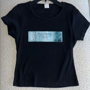 madonna drowned world tour 2001 graphic t-shirt